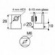 HYLLKONSOL CYLINDRICAL ALU. F