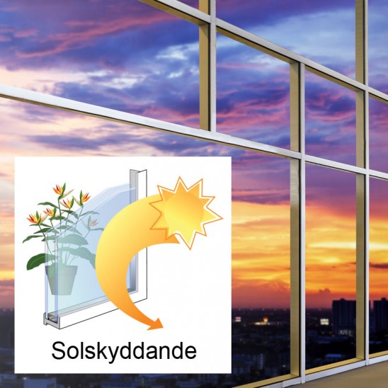 ISOLERGLAS D4-15 SOLSKYDDSGLAS